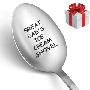 Engraved Stainless Steel Ice Cream Shovel Gag Gift